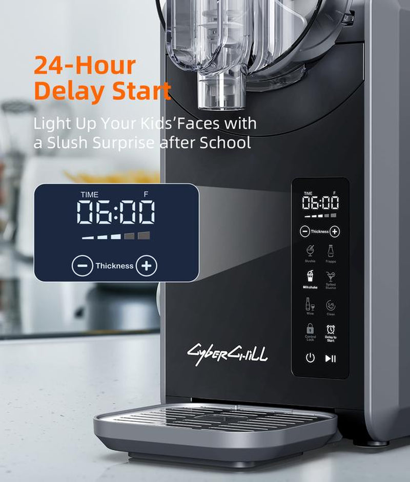 Cyberchill Slushie Machine,68 Oz Slushy Machine with Self-Cleaning Function, Frozen Drink Maker with 5 Preset