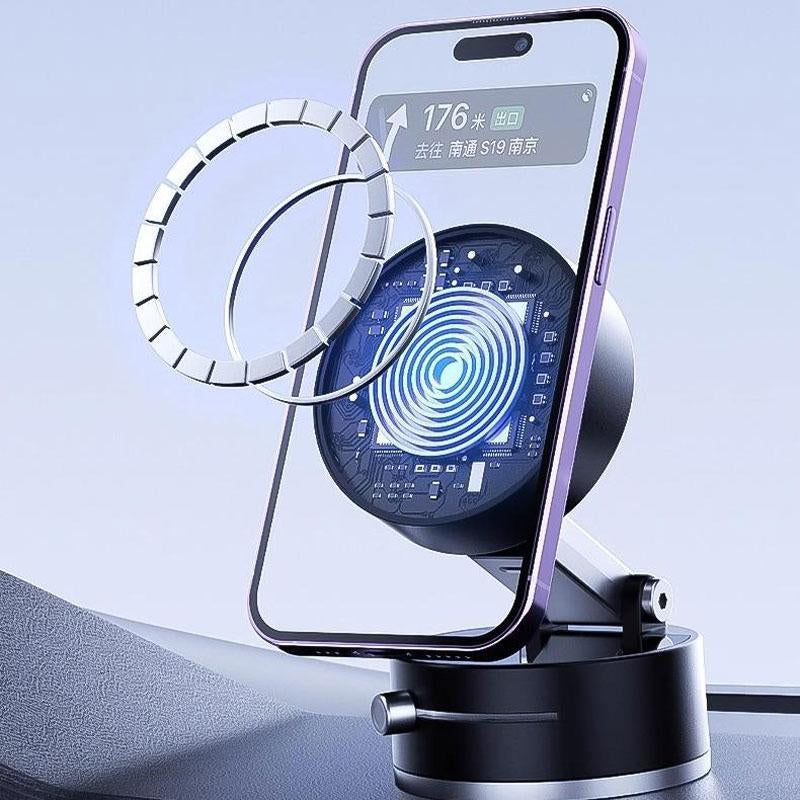 Magnetic Phone Holder, Magnetic Vacuum Suction Phone Holder, Smartphone Stand, Phone Accessories for Home Office, Phone Not Included, Mount, Magnetic Phone Mount