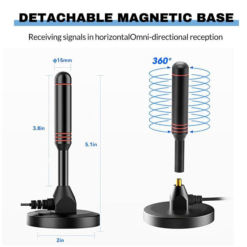 HDTV Antenna, Long Range Indoor TV Antenna.Digital Antenna Amplifier Signal Booster.Supports 4K 1080P, Smart TV Free Localchannels