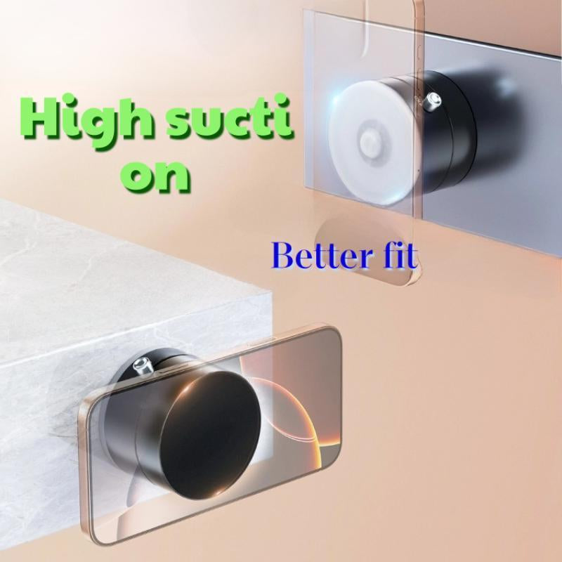 Magnetic Phone Holder, Vacuum Suction Cupmagnetic Phone Holder, Multifunctional Phonestand for Home Office, Phone Accessories Foriphone & Android