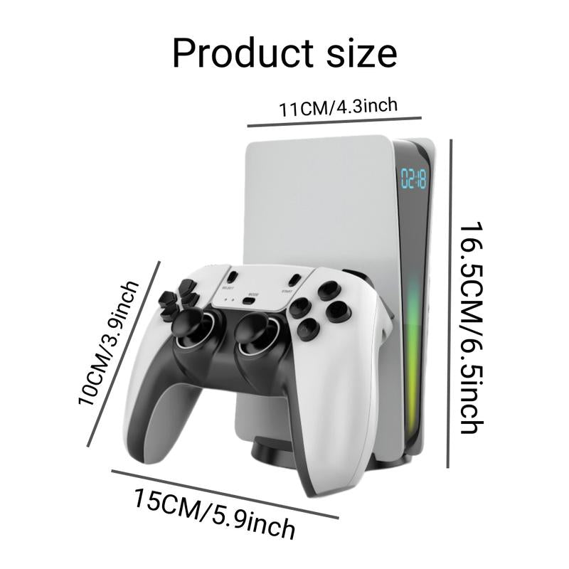 D3S Two-Person Home Game Console,Wireless Controller TV Game Console,Multiplayer Video Game Consoles,4K HD 10+ Emulators