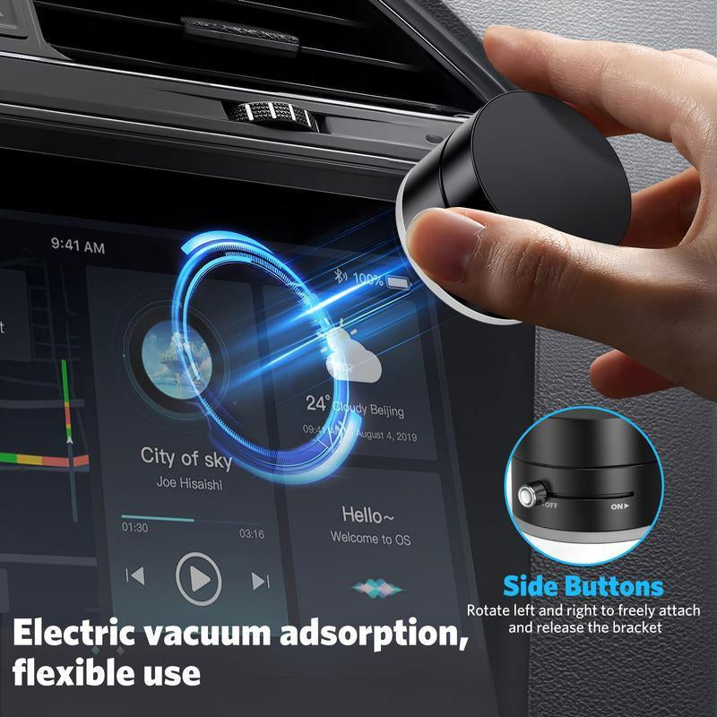Magnetic Phone Holder, Magnetic Vacuum Suction Phone Holder, Smartphone Stand, Phone Accessories for Home Office, Phone Not Included, Mount, Magnetic Phone Mount