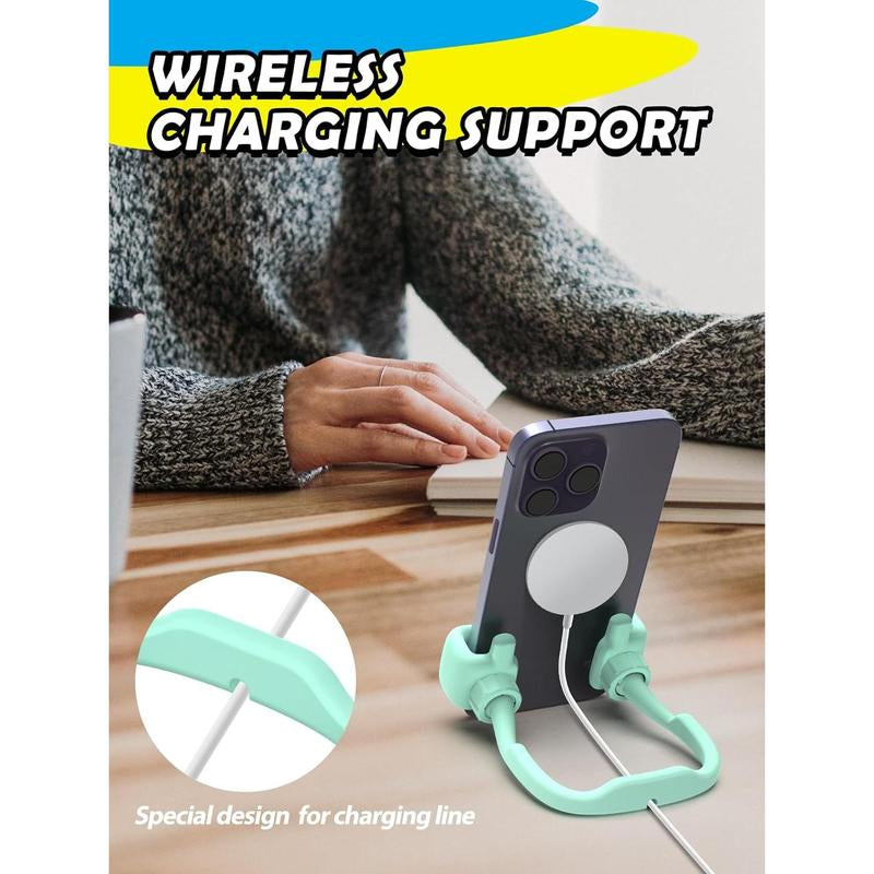 Easter Basket Stuffers for Teens Girls Boys Cell Phone Stand: 2 Pack UPGRADE Adjustable Thumbs up Lazy Phone Holder for Desk Fun Birthday Gifts Easter Gifts for Adults Toddlers Women Men Wife Kids