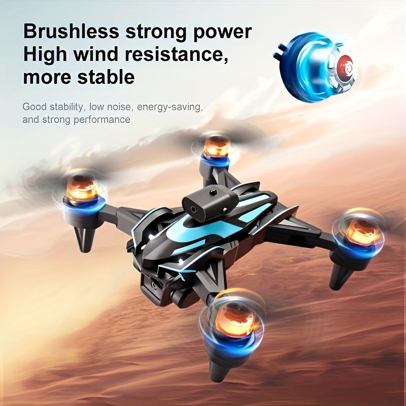 K12 Max Drone with Triple Cameras, Brushless Motor, 360° , Wireless Controller for Live Video Streaming and Navigation - Charging Obstacle