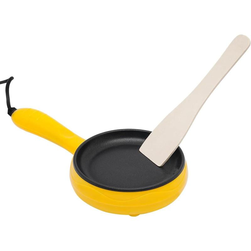 Electric Skillet, 6-Inch Non-Stick Electric Skillet, 110V Mini Frying Pan for Cooking, Small Egg Skillet, Breakfast Sandwich Maker