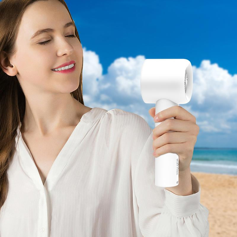 WAFTING 100-Speed Portable Handheld Fan - 5000Mah USB Rechargeable Personal Fan, Compact Cooling Fan for Travel/Camping/Outdoor, Long-Lasting Battery Mini Fan Gift for Adults