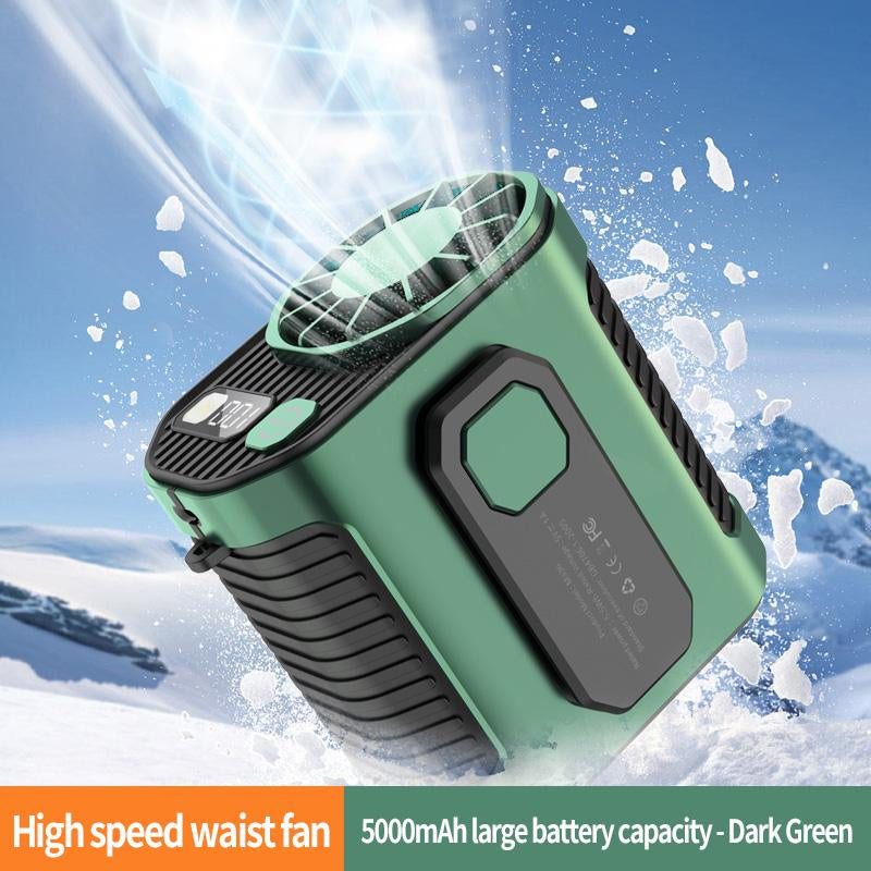 JOYYE Portable Handheld Turbo Fan, Portable Cooling Fan Adjustable 1-100 Speed, Rechargeable for Outdoor, Summer Travel, Working, Camping, Cordless