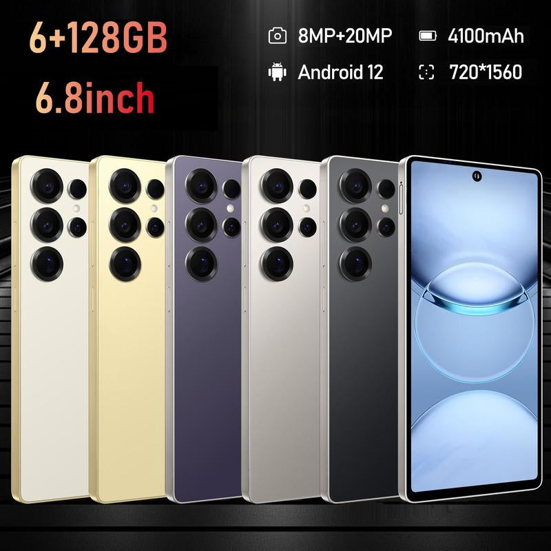 FUFFI 6.8 Inch Smartphone, 128GB ROM 6GB RAM Built-In Stylus Smartphone, 20MP Camera & 4100Mah Battery Octa Core Processor Phone