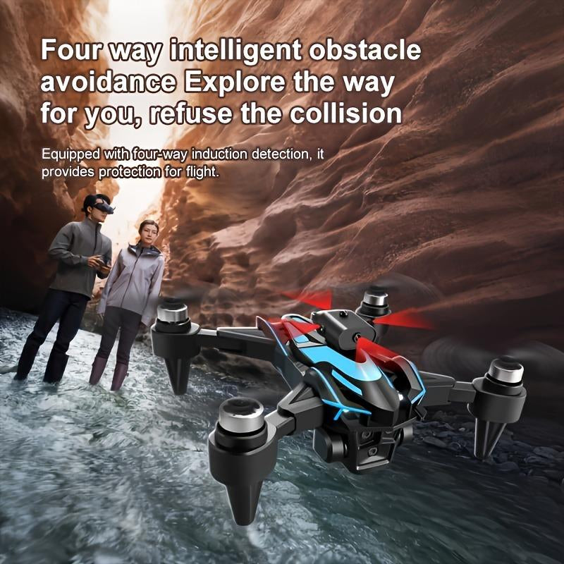K12 Max Drone with Triple Cameras, Brushless Motor, 360° , Wireless Controller for Live Video Streaming and Navigation - Charging Obstacle
