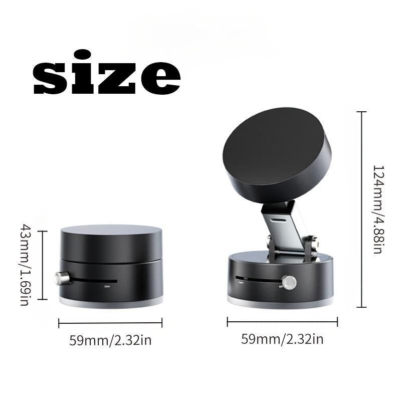 Magnetic Phone Holder, Magnetic Vacuum Suction Phone Holder, Smartphone Stand, Phone Accessories for Home Office, Phone Not Included, Mount, Magnetic Phone Mount