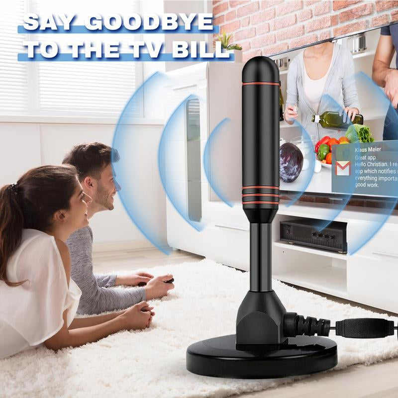 HDTV Antenna, Long Range Indoor TV Antenna.Digital Antenna Amplifier Signal Booster.Supports 4K 1080P, Smart TV Free Localchannels