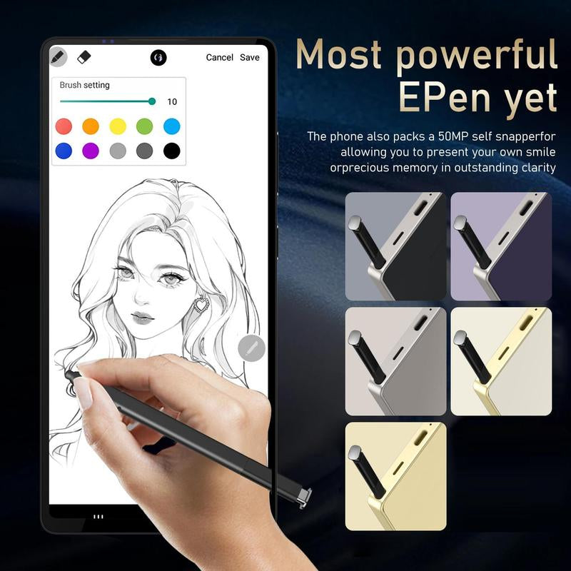 FUFFI 6.8 Inch Smartphone, 128GB ROM 6GB RAM Built-In Stylus Smartphone, 20MP Camera & 4100Mah Battery Octa Core Processor Phone