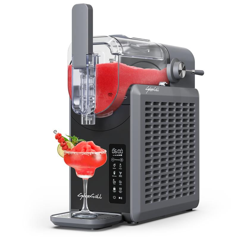 Cyberchill Slushie Machine,68 Oz Slushy Machine with Self-Cleaning Function, Frozen Drink Maker with 5 Preset