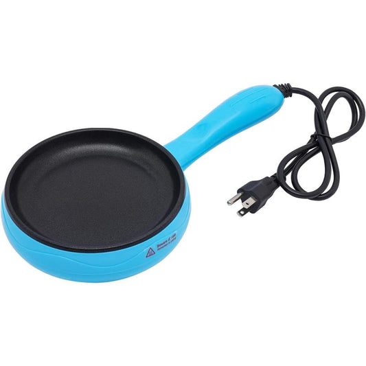Electric Skillet, 6-Inch Non-Stick Electric Skillet, 110V Mini Frying Pan for Cooking, Small Egg Skillet, Breakfast Sandwich Maker