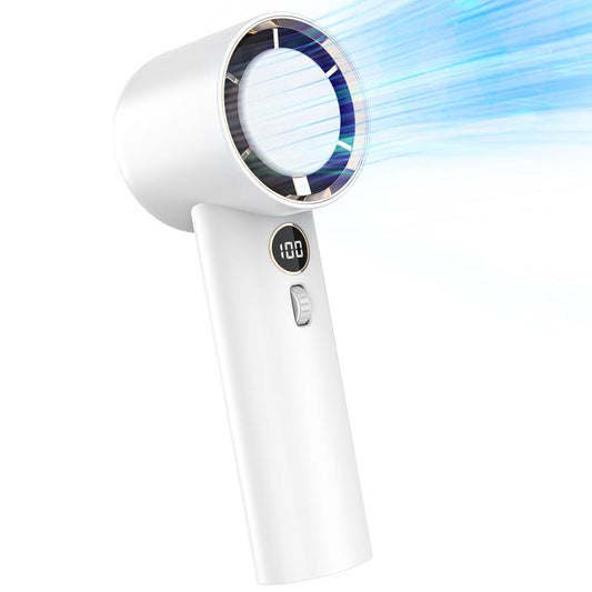 WAFTING 100-Speed Portable Handheld Fan - 5000Mah USB Rechargeable Personal Fan, Compact Cooling Fan for Travel/Camping/Outdoor, Long-Lasting Battery Mini Fan Gift for Adults