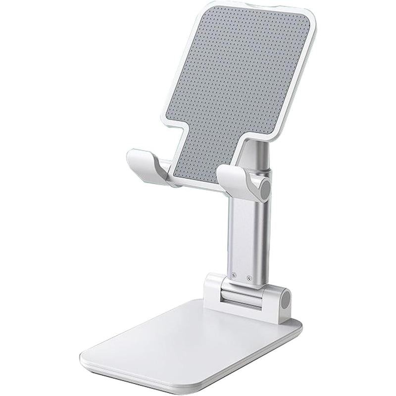 Cell Phone Stand for Desk,Phone Holder with Stable Anti-Slip,Increase Weight Be Stable,Compatible with Iphone 15 14 13 12 Mini 11 Pro Xs Max XR X 6(White)
