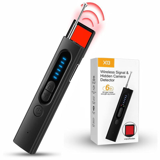 Hidden Camera Detectors, Spy Camera Detector, Car GPS Tracker Detector, Bug Detector, RF Signal Detector, Listening Device Detector, 6 Levels Sensitivit, 4 Detection Modes, 30H Working Time for Travel, Car, Bathroom, Office, Hotel, Airbnb, Rental