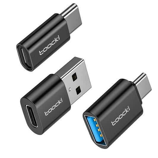 USB C Adapters 3 Pack - Type C to USB 3.0 OTG Adapter + Micro USB Converter - Compatible with Iphone 15 Pro/Macbook Pro 2023/Samsung Galaxy S24 - Fast Charging & Data Sync for Car, Laptop, PC, Ipad, Pixel 8