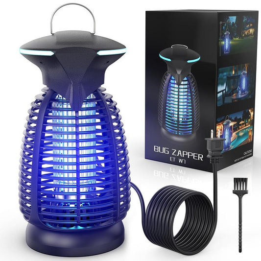Electric Bug Zapper Outdoor, 4200V Powerful Mosquito Killer & Fly Trap,Insects Zapper Covers 3000 Sq Ft for Patio & Backyard, Home, Patio, Camping