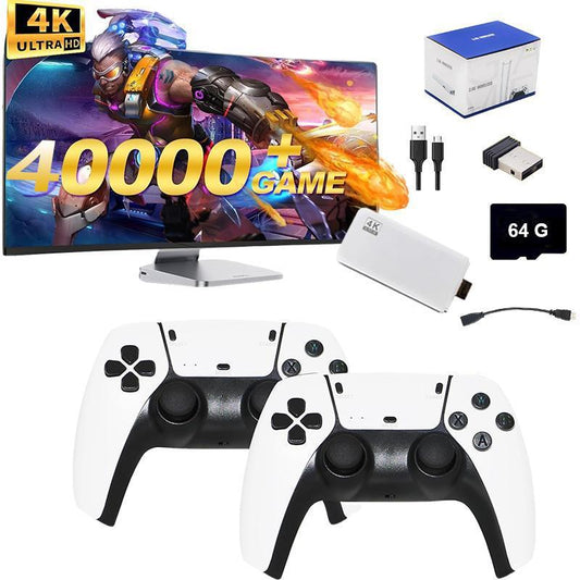 Upgraded Retro Game Stick with 20,000+ Games, 4K Wireless HDMI Output, Plug and Play, Support Including 20+ Emulators